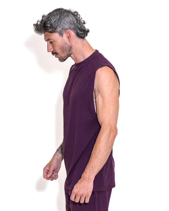 PHOENIX No Sleeve Shirt | darkpurple