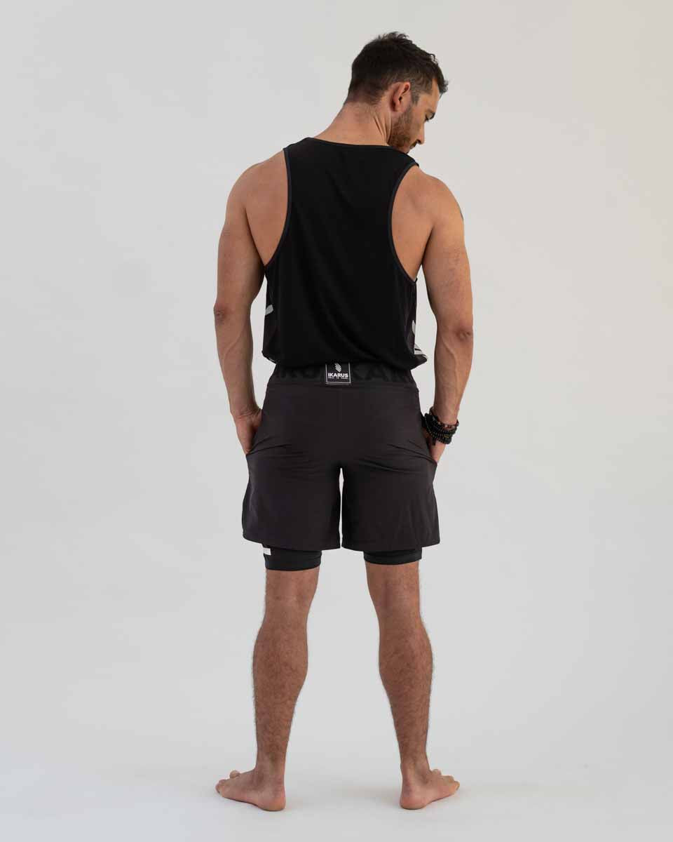 PEGASUS 2in1 Shorts | black