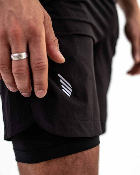 PEGASUS 2in1 Shorts | black