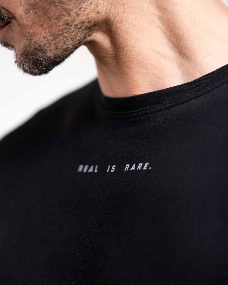 T-Shirt REAL IS RARE | black