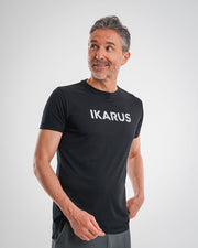 IKARUS T-Shirt SIGNATURE Unisex schwarz fair & nachhaltig produziert Lifestyle