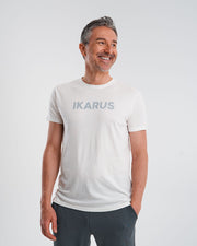 IKARUS T-Shirt SIGNATURE Unisex weiß fair & nachhaltig produziert 
