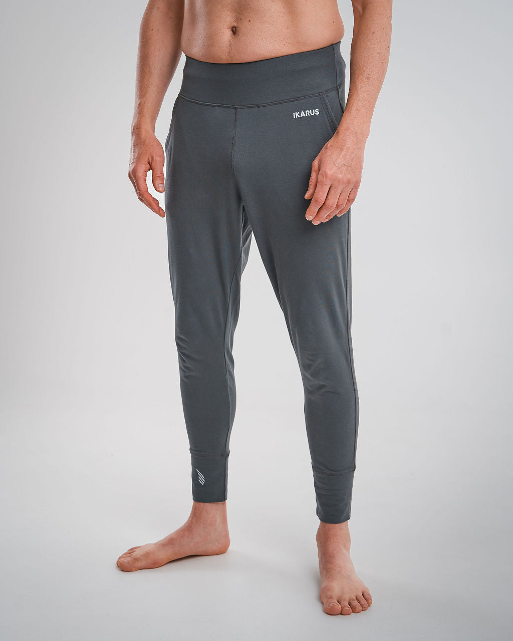 IKARUS Yogahose Herren Die bequemste Hose Jogger dunkelgrau frontal